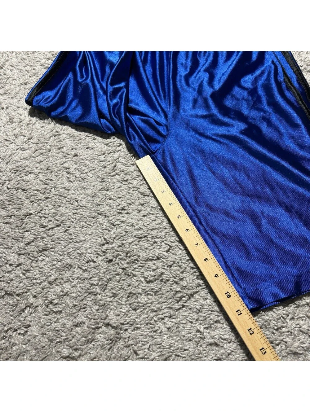 Vtg Y2K Adidas Shorts Mens Blue Basketball Dazzle Athletic Baggy Silky Medium